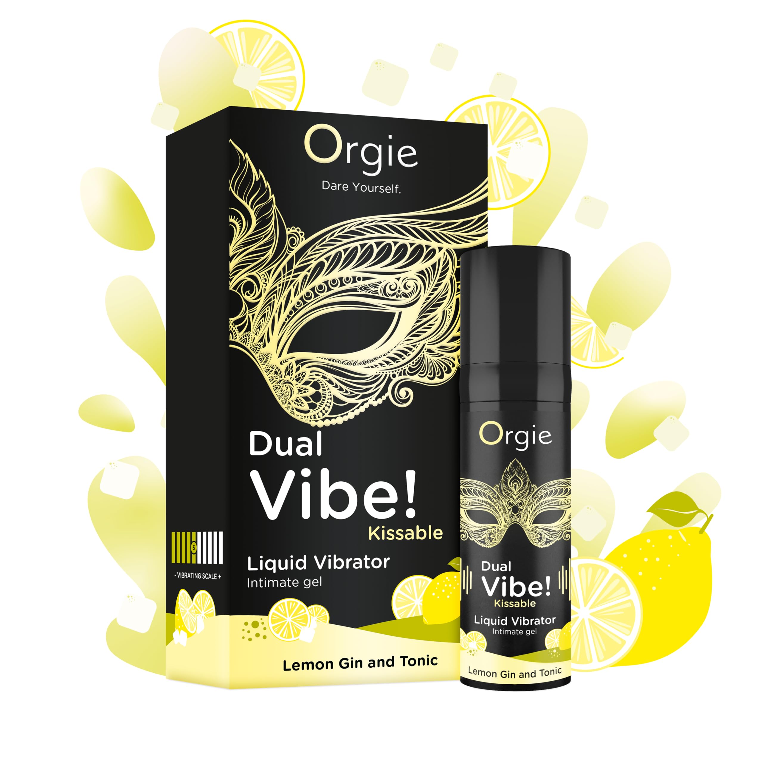 Orgie Dual Vibe! Intimate Arousal Gel-Lemon Gin And Tonic