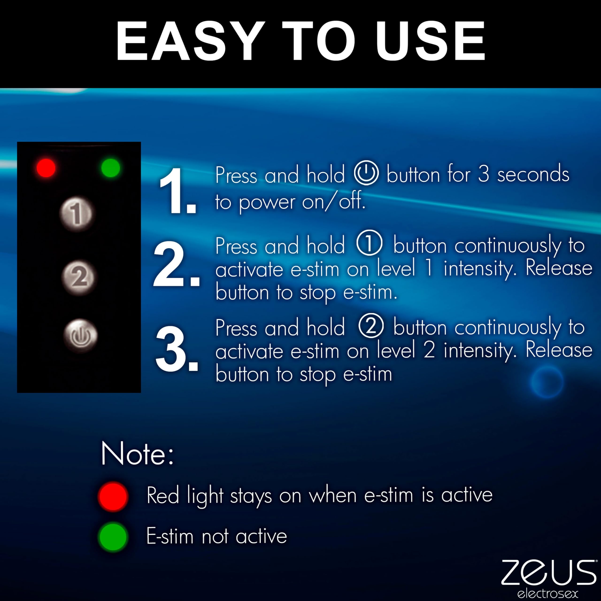 Zeus Electrosex E-Stim Spiked Paddle
