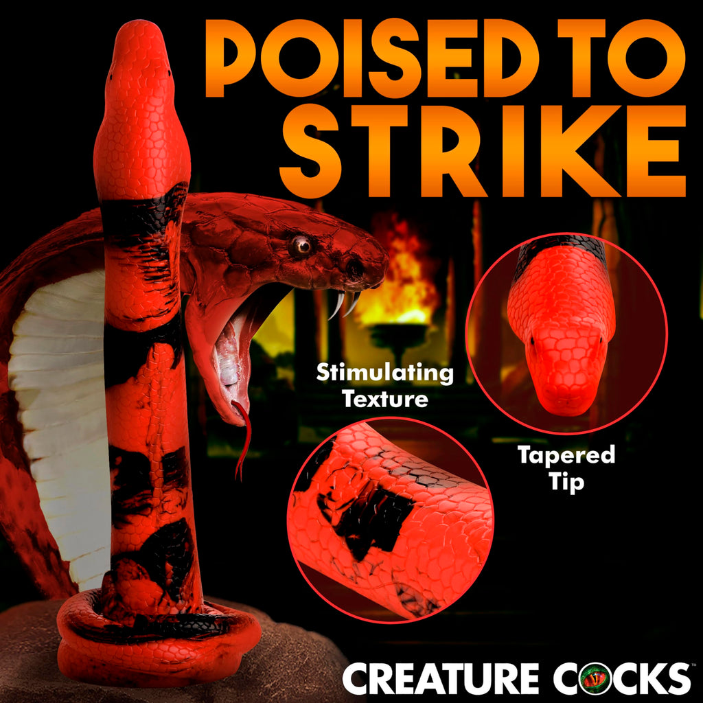 Creature Cocks King Cobra L 14In Sili