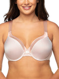 Vanity Fair Womens Illumination Full Figure Zoned-In Support Bra 76338, sheer Quartz, 38D