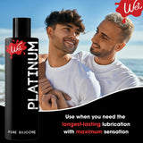 Wet Platinum Silicone Based Lube 9 Oz Bottle Ultra Long Lasting Premium Personal Luxury Lubricant Men Women & Couples Condom Compatible Water Resistant Non Sticky Hypoallergenic Paraben Free