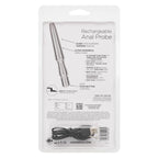 Rechargeable Anal Probe Silver