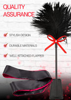 Sex Tickler for Adult Sex Play Spanking Ticklers Adults Bedroom Feather Whips for Play Blindfold BDSM Kit Fetish Toys Blindfold