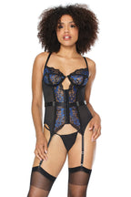 Coquette Bustier -Blue 3X/4X-Hanging