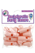 Pipedream Bachelorette Party Pecker Whistles 8 Pack, Flesh