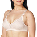 Bali Womens Double Support Spa Closure Wirefree Bra, Pink Bliss,42C