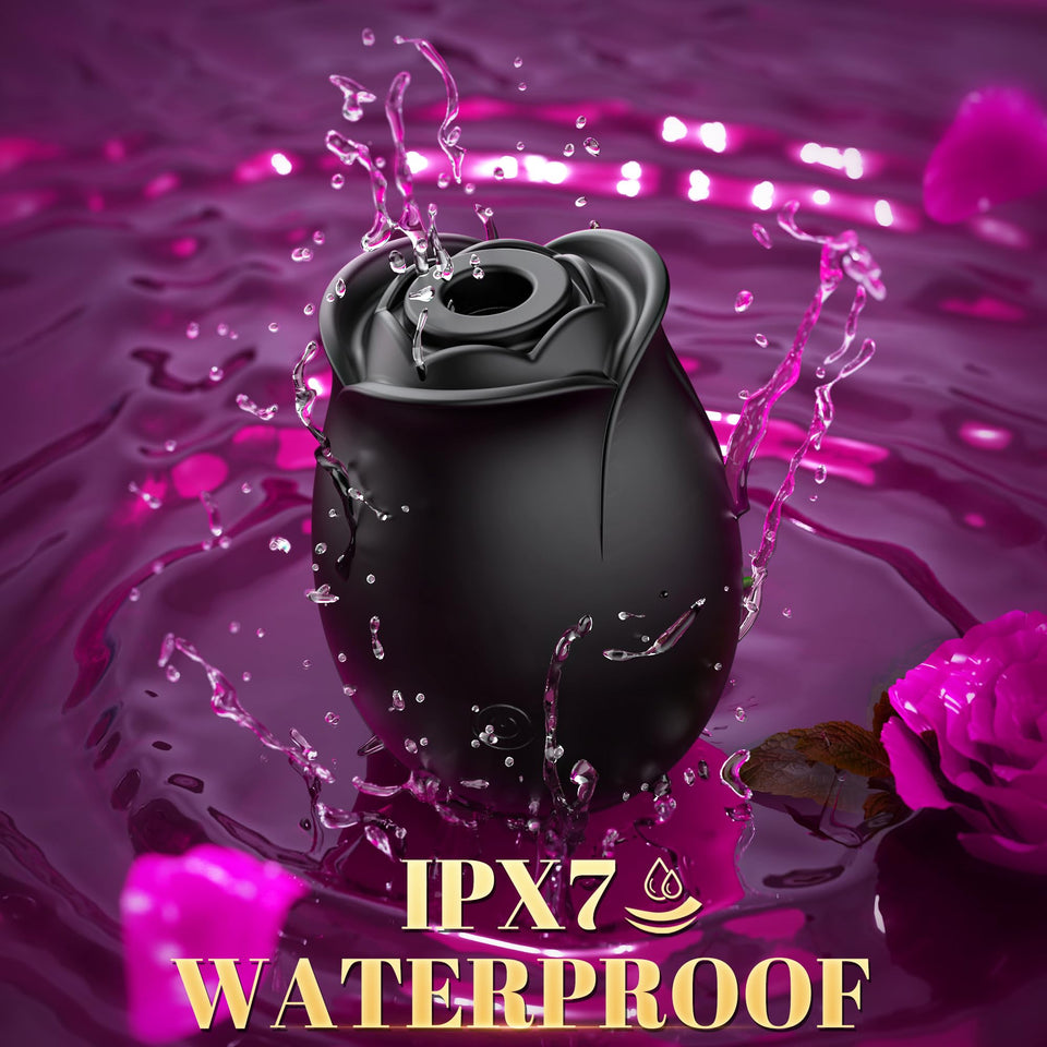 Rose Sex Toy Adult Toys - APP Control Rose Vibrator for Women Sex Toys with 9 Sucking & Vibrating Modes, G Spot Vibrator Adult S