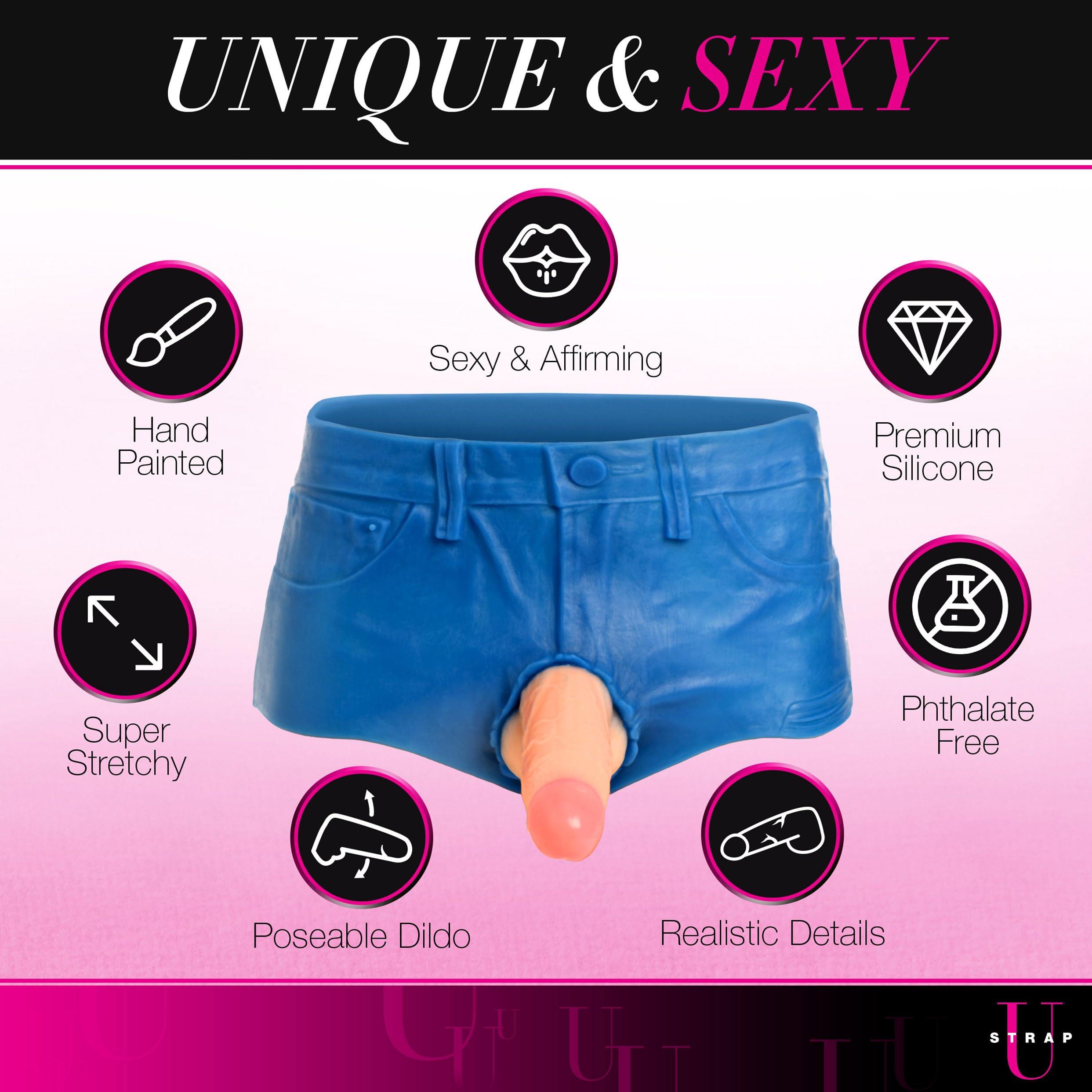 Strap U Boot Short Dil Strap Harn 6In M