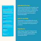 Hello Cake Toy Wonder, Thick Water-Based Personal Lubricant for Use with Adult Toys, Non-Drip Jelly Lube for Men, Women, and Cou