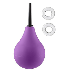 Cloud 9 Fresh + Deluxe Anal Soft Tip Enema Douche 7.6 Oz W/ Ez Squeeze Bulb & 2 C-Rings