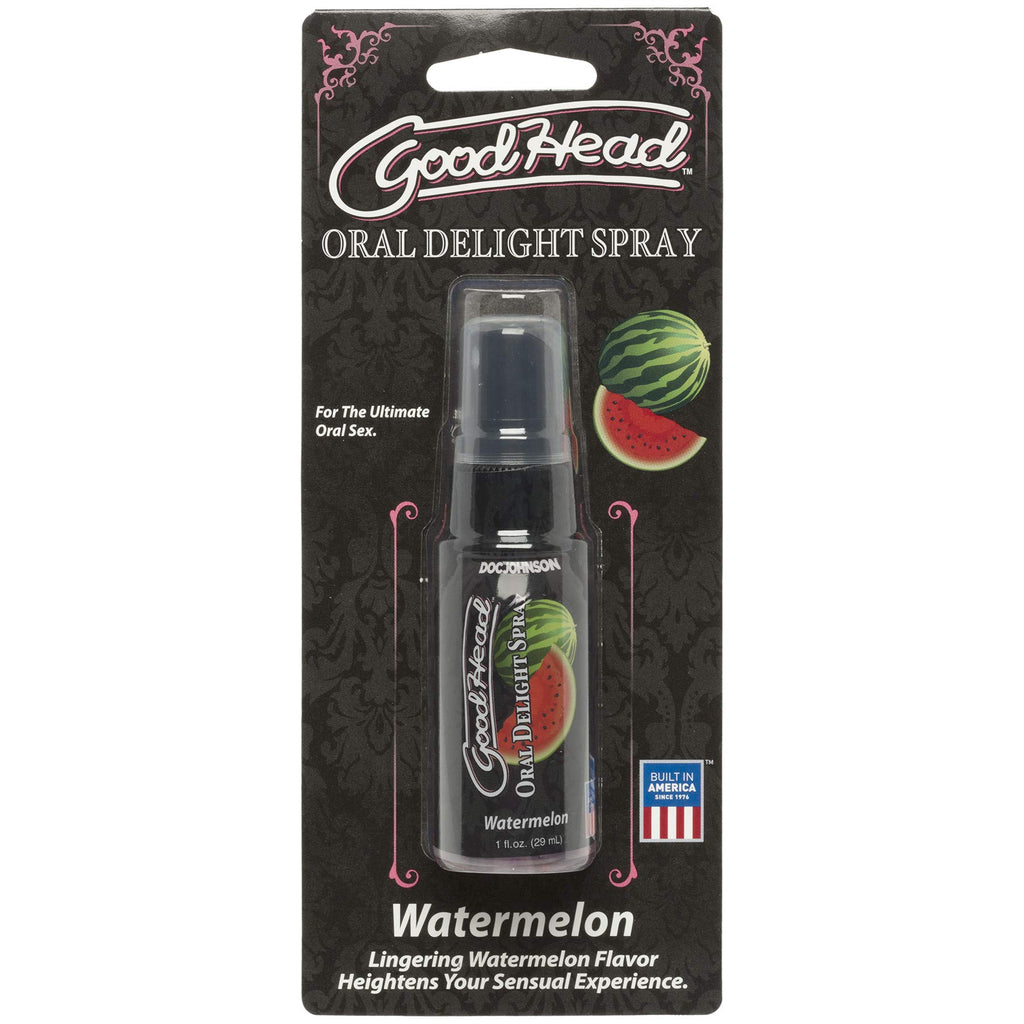 Doc Johnson Goodhead - Oral Delight Spray - Watermelon - 1 Fl. Oz. (29 Ml)