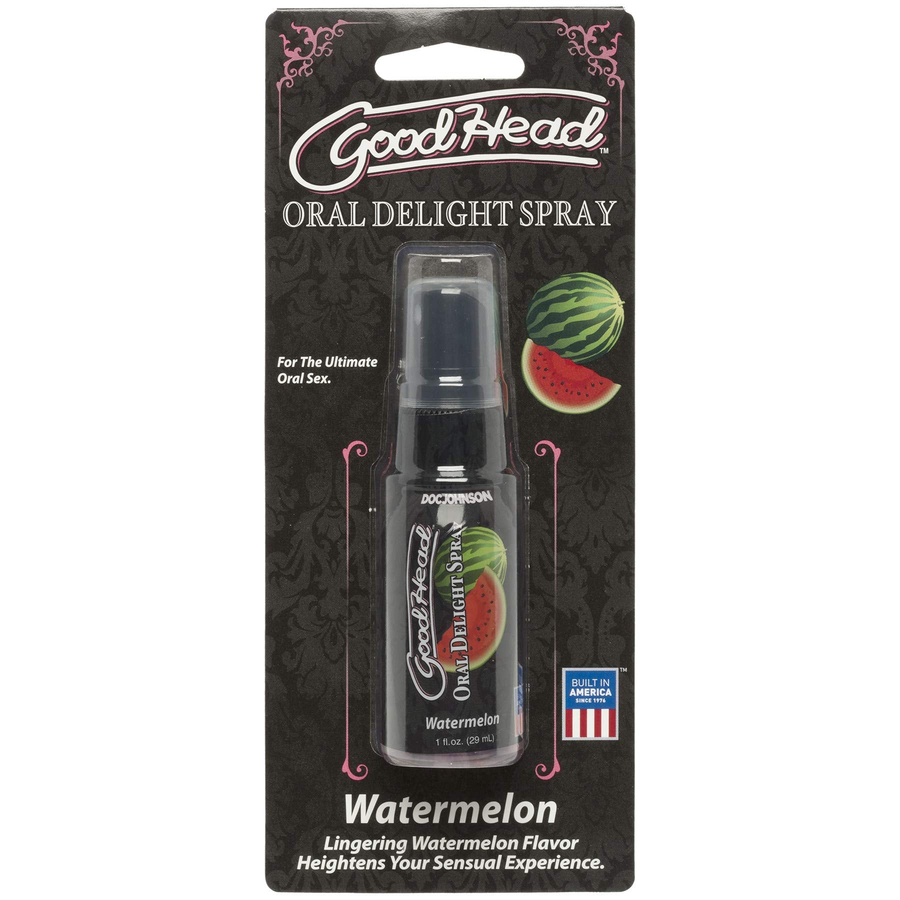 Doc Johnson Goodhead - Oral Delight Spray - Watermelon - 1 Fl. Oz. (29 Ml)