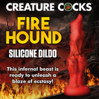 Creature Cocks Fire Hound Sili Dildo L