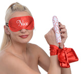 Bang - Naughty Holiday Kit - Wrist Ties Xl Bullet  And Blindfold