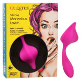 Calexotics Mini Marvels Marvelous Lover - Silicone Waterproof Compact Massager Vibrator - 10 Function Rechargeable Panty Teaser 