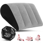Prosixtoy Sex Position Pillow for Adults Sex Inflatable Pillow and Dice Sex Games for Adult Couples Sex Position Dice Position S