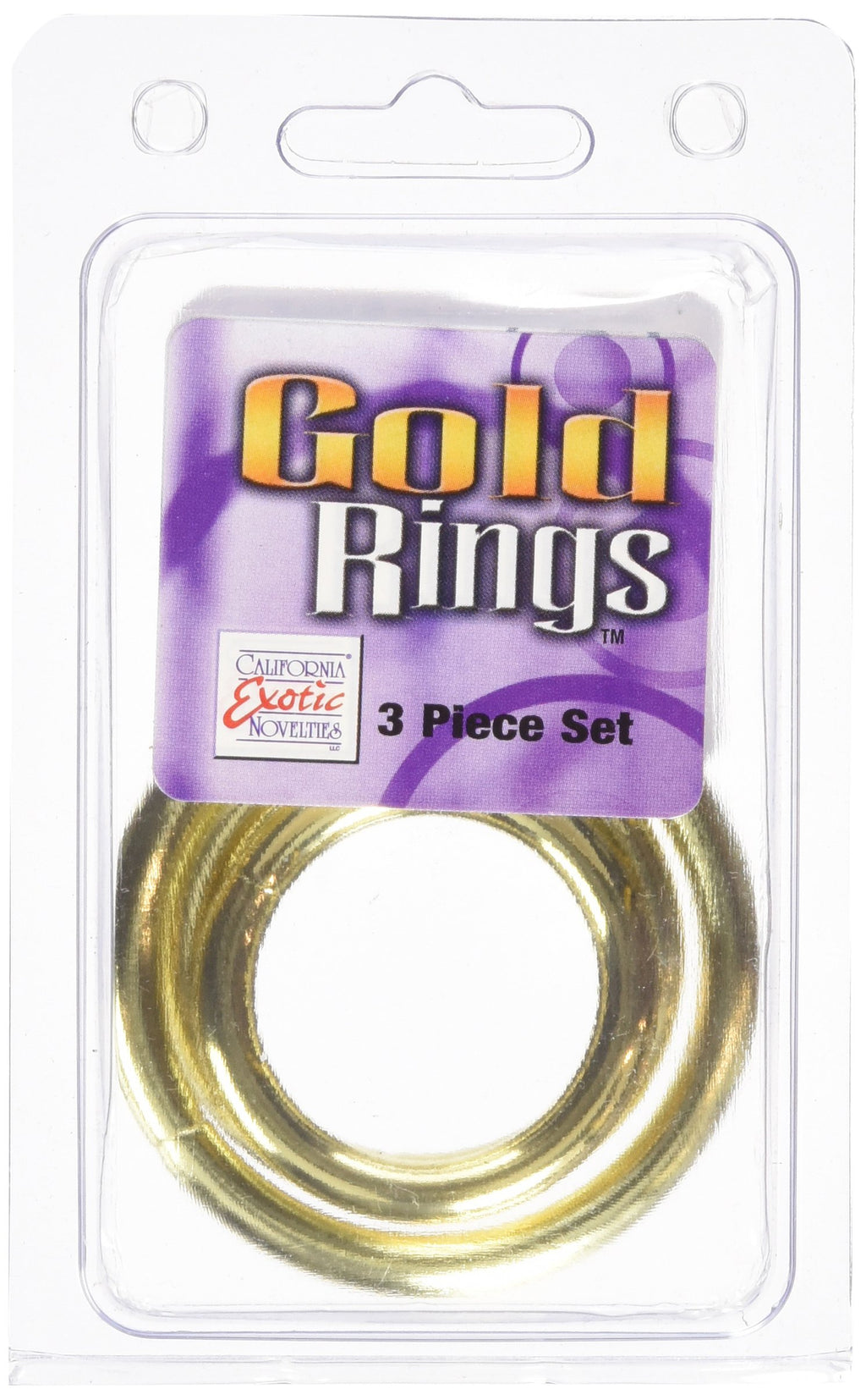 California Exotics Gold Ring, 3-Piece Set