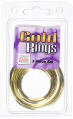 California Exotics Gold Ring, 3-Piece Set