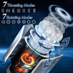 Automatic Male Masturbator Sex Toys - Penis Pump Male Sex Toys Pocket Pussy with 7 Sucking& Vibrating& Thrusting& Rotating Modes