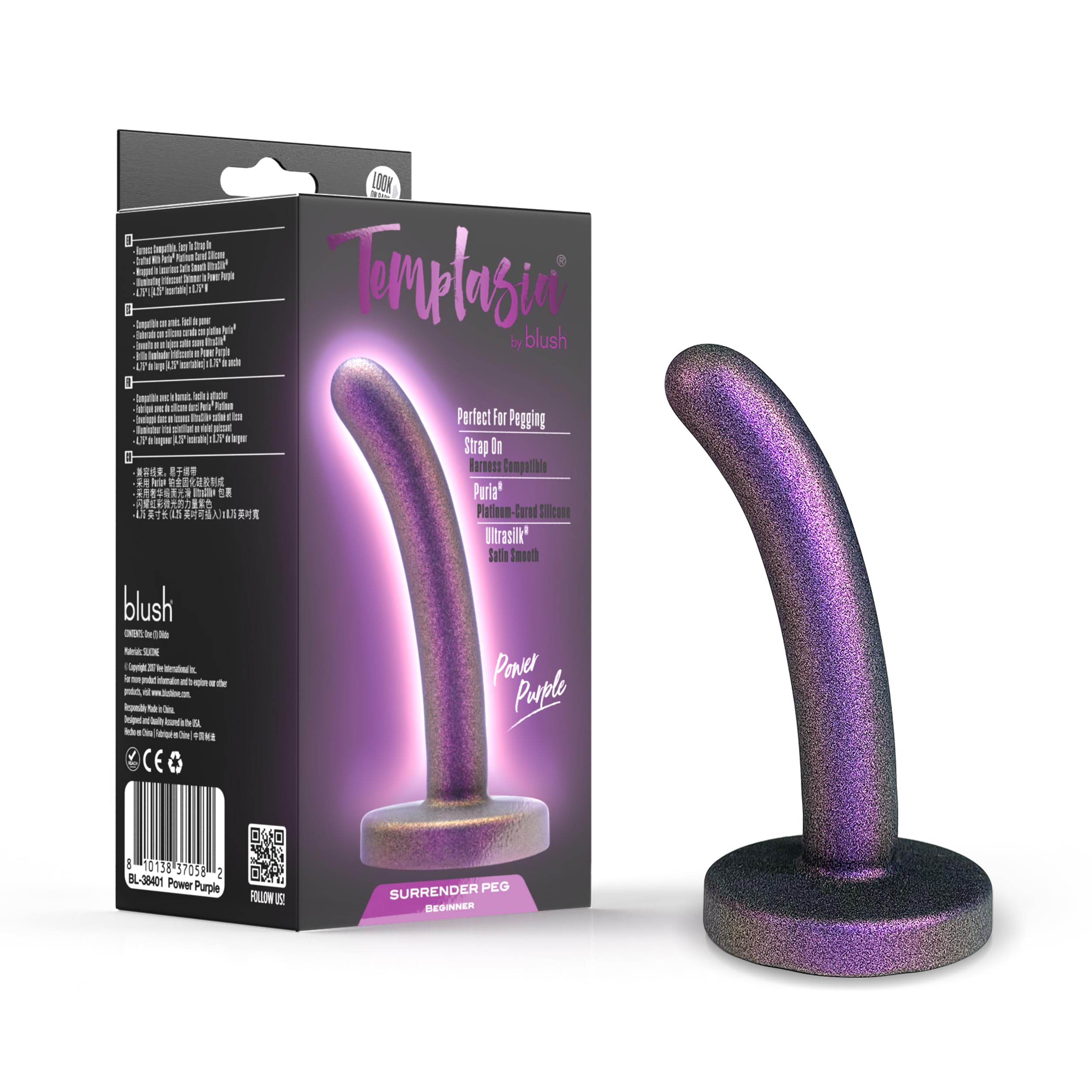 Temptasia Surrender Peg Beginner - Power Purple