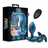 Anal Adventures Matrix Cosmos Plug Kit Lunar Blue