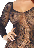 Leg Avenue Swirl Lace Bodystocking