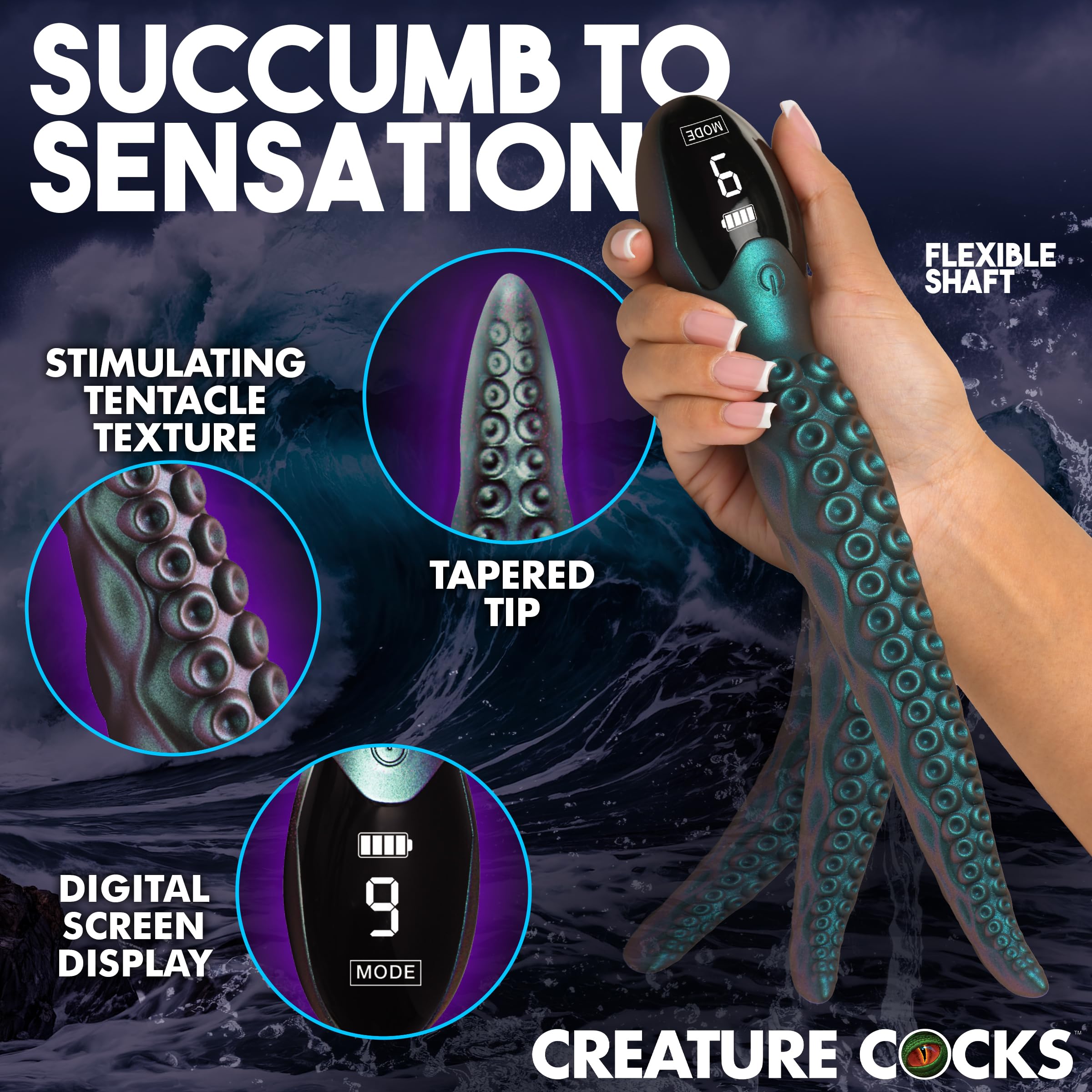Creature Cocks Tentavibe Silicone Vibrat