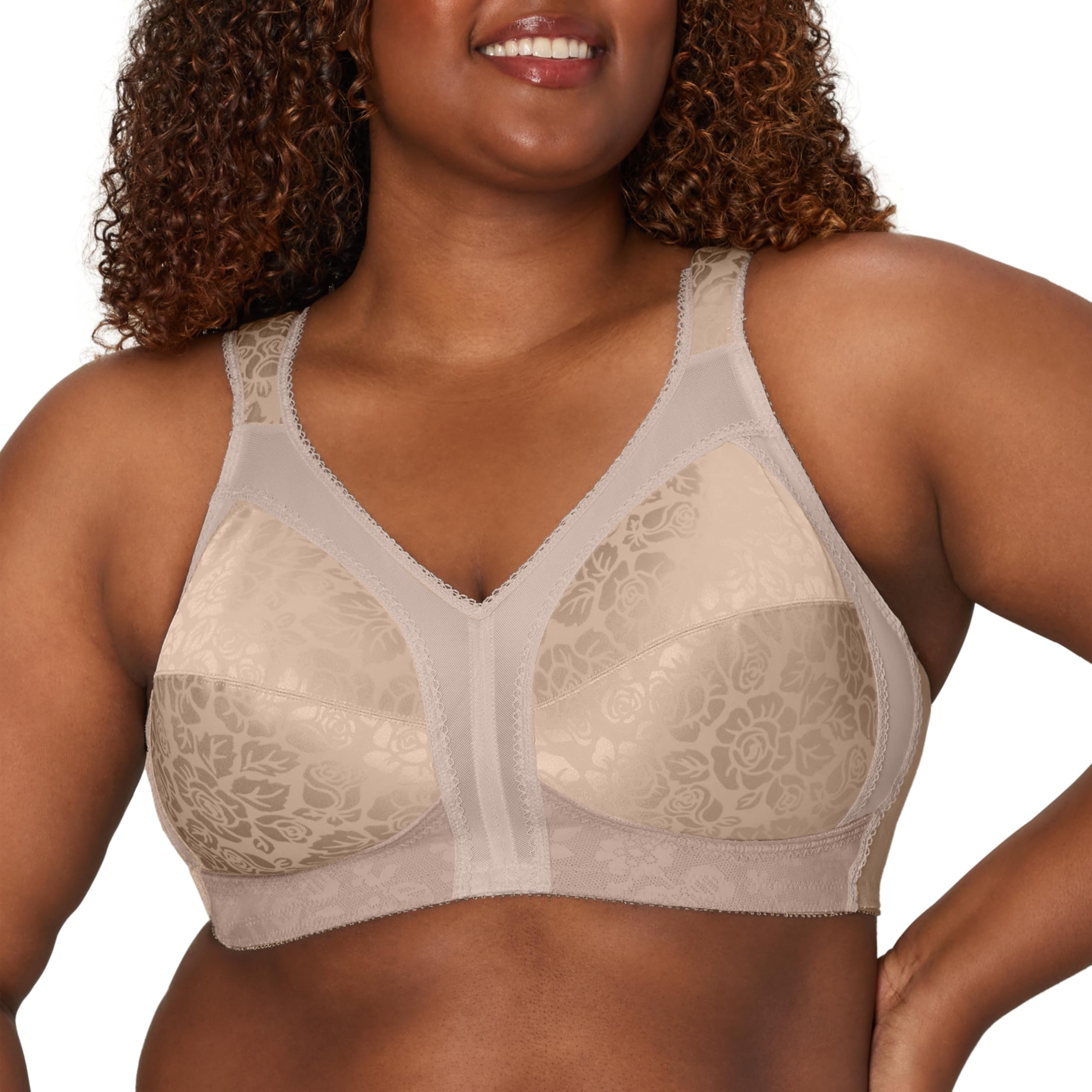 Playtex Womens 18 Hour Original Comfort Strap Wirefee Bra, Toffee, 40D