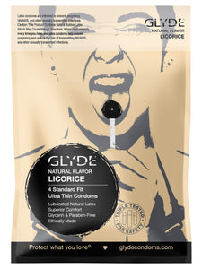 Glyde Ultra Cola Flavour Vegan Condoms 10 Pack