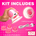 Size Matters Rotating Sili Nippsuck Pnk
