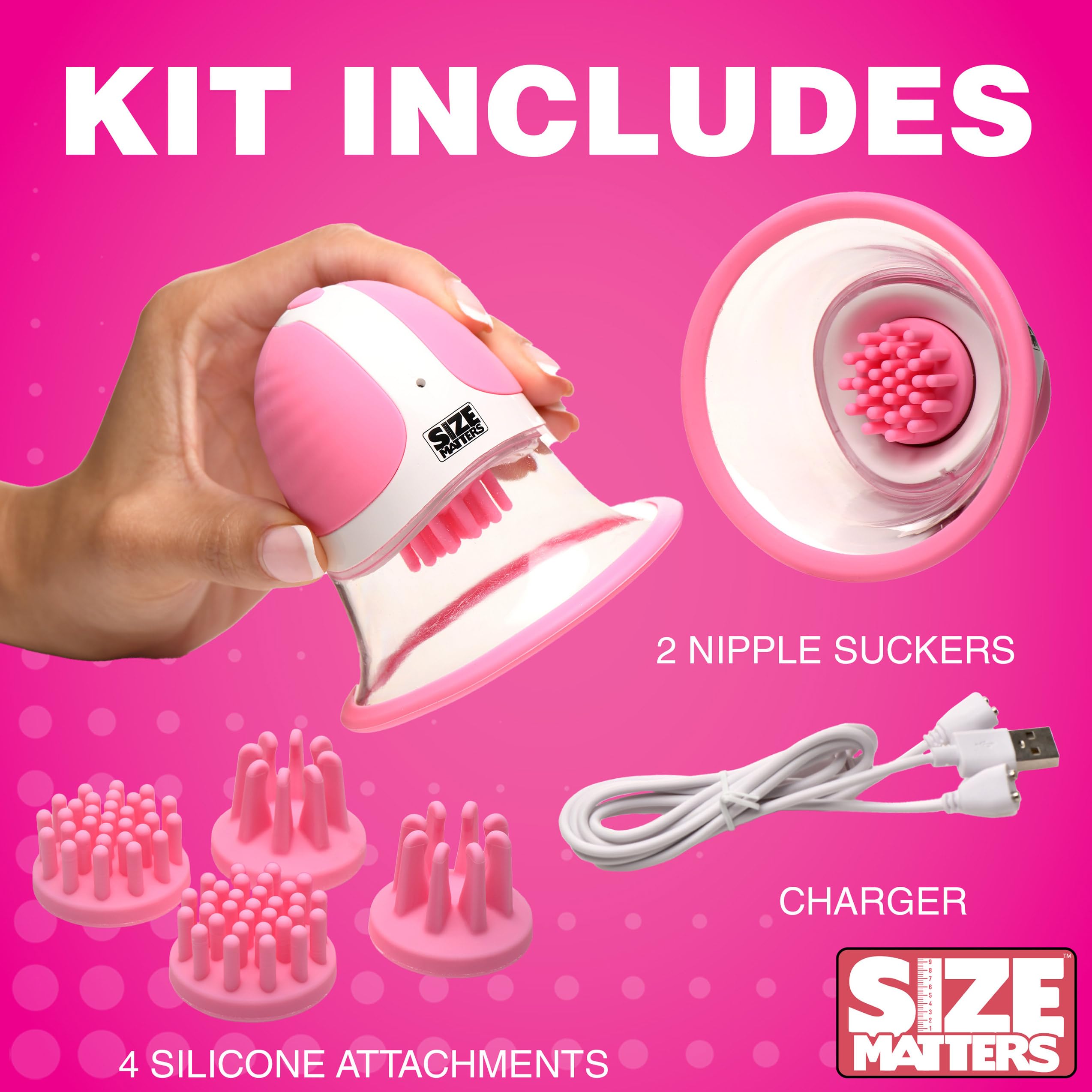 Size Matters Rotating Sili Nippsuck Pnk