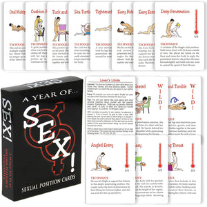 Medicle Sex Position Cards for Adult Couples - 52 Sexual Positions in a Sexy Poker Card Game for Foreplay and Fun Adult Sex Game