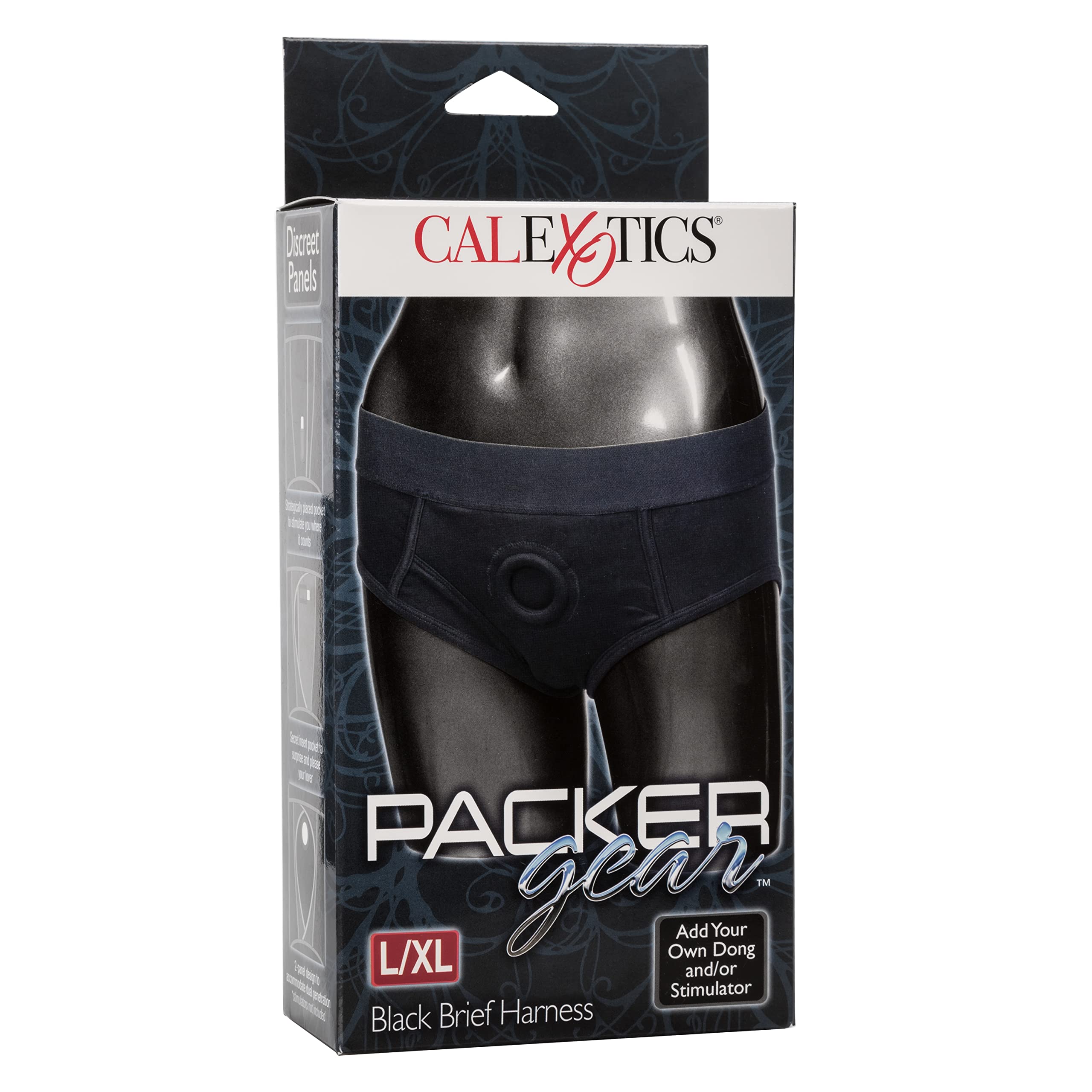 Calexotics Packer Gear Black Brief Harness - Xl/2Xl