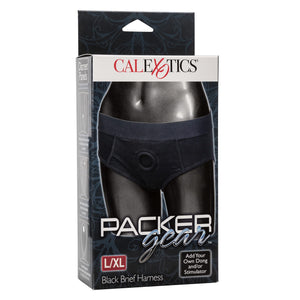 Calexotics Packer Gear Black Brief Harness - Xl/2Xl