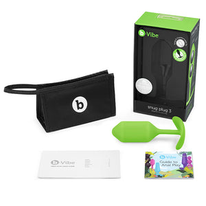 bVibe Snug Plug 3 Lime