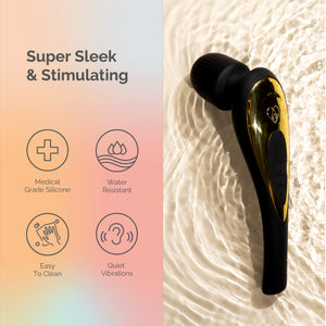 Ava EVO Ergo Vibrator Wand [ Butterfly Sex Toy Vibrator ] Personal Wand Massager | 20 Patterns & 8 Speeds of Pleasure | G Spot V