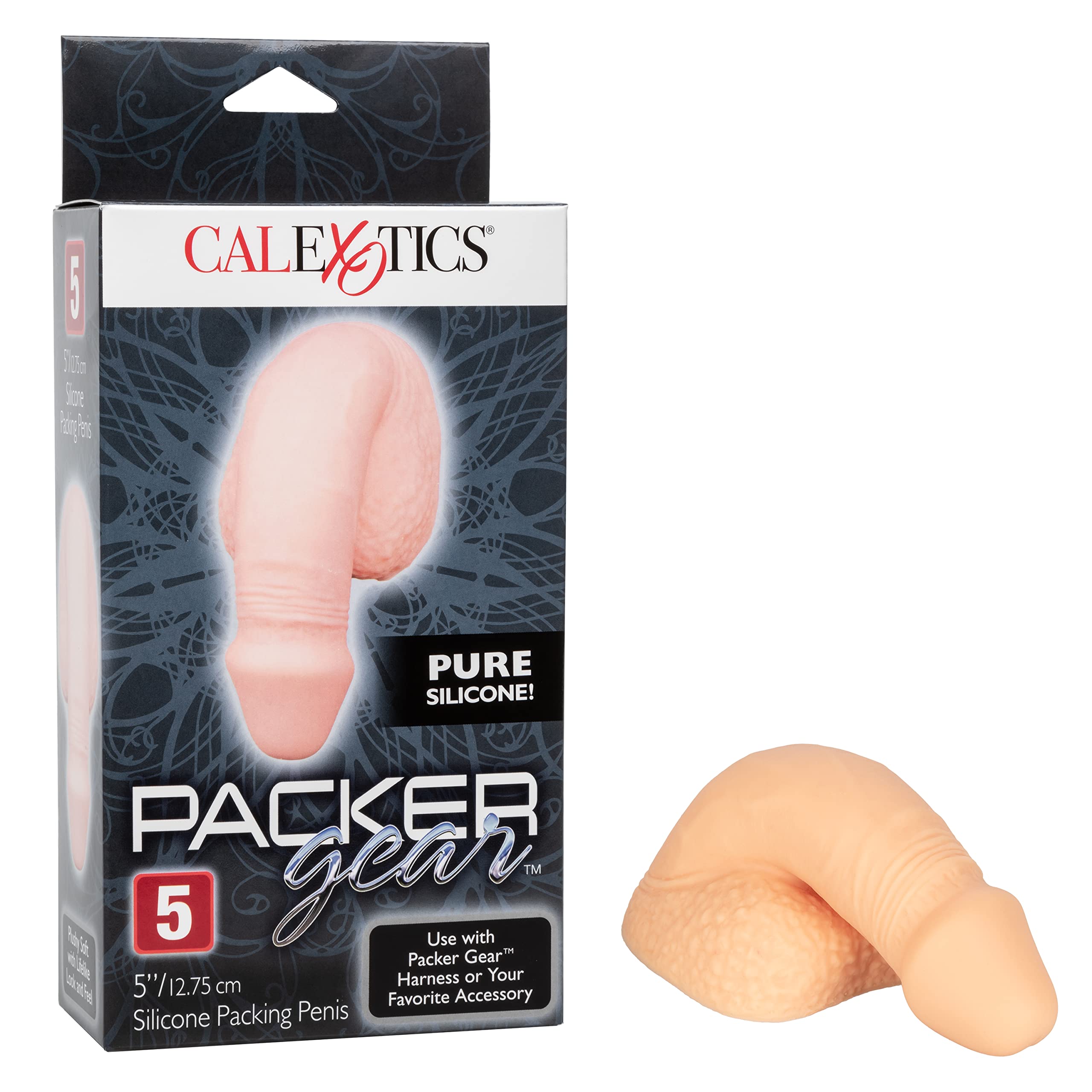 CalExotics Packer Gear 5/12.75 Cm Silicone Packing Penis - Ivory