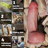 7.24 Inch Reproduction Real Silicone Dildo,Huge Soft Realistic Dildos, Thick Penis for G-Spot, Suction Cup for Hands-Free Fun wi