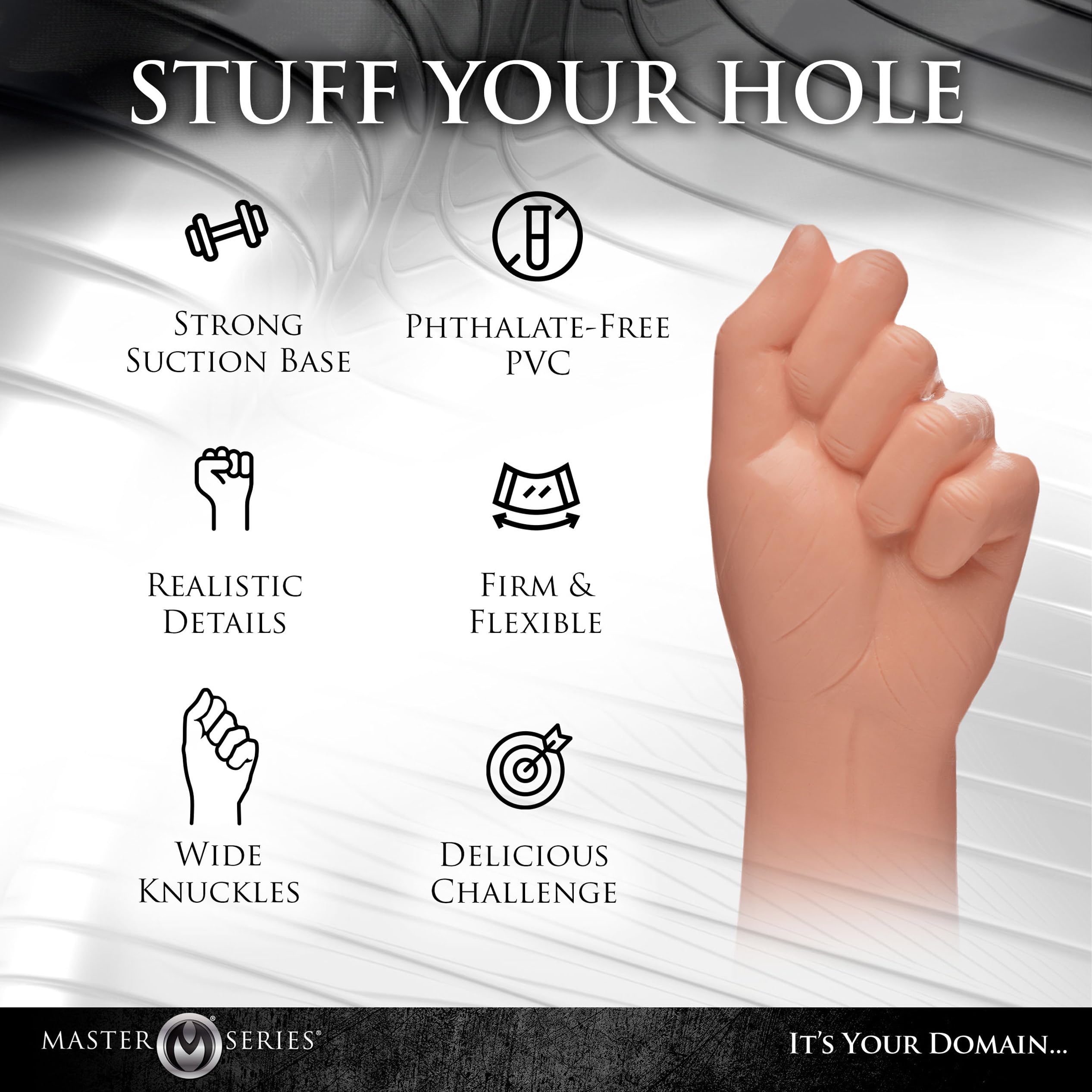 Master Series Knuckles Small Clenched Fist Dildo