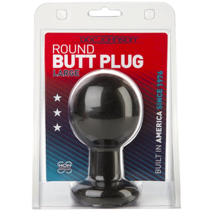 Ball Shape Anal Plug Large (Black)