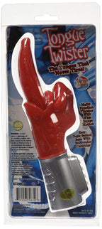 Golden Triangle Tongue Twister Vibrator, Red (Ugt298)