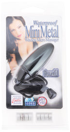 California Exotics Waterproof Mini Metal Massager, Onyx