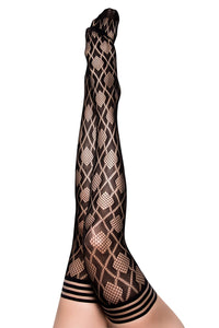 Kixies Stockings For Women  Thigh High Stockings with NoSlip grip Stay Ups Thigh Bands  Womens Thigh High Stockings  Elle Diam