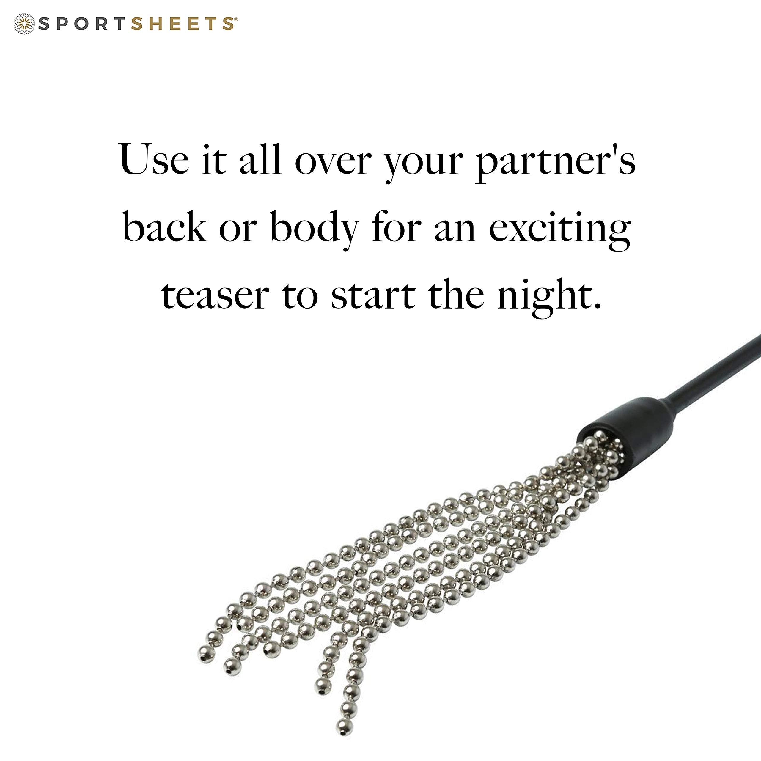 Sportsheets  Sex  Mischief Silver Chain Ball Tickler