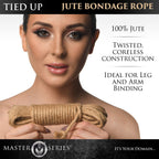 Master Series Tied Up Jute Bondage Rope 25Ft