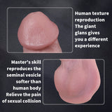 Reproduction 6.54'' Realistic Dildo for Beginners Lifelike Silicone Dildos, Suction Cup Dildo Adult Sex Toys Hands-Free Play, Ha