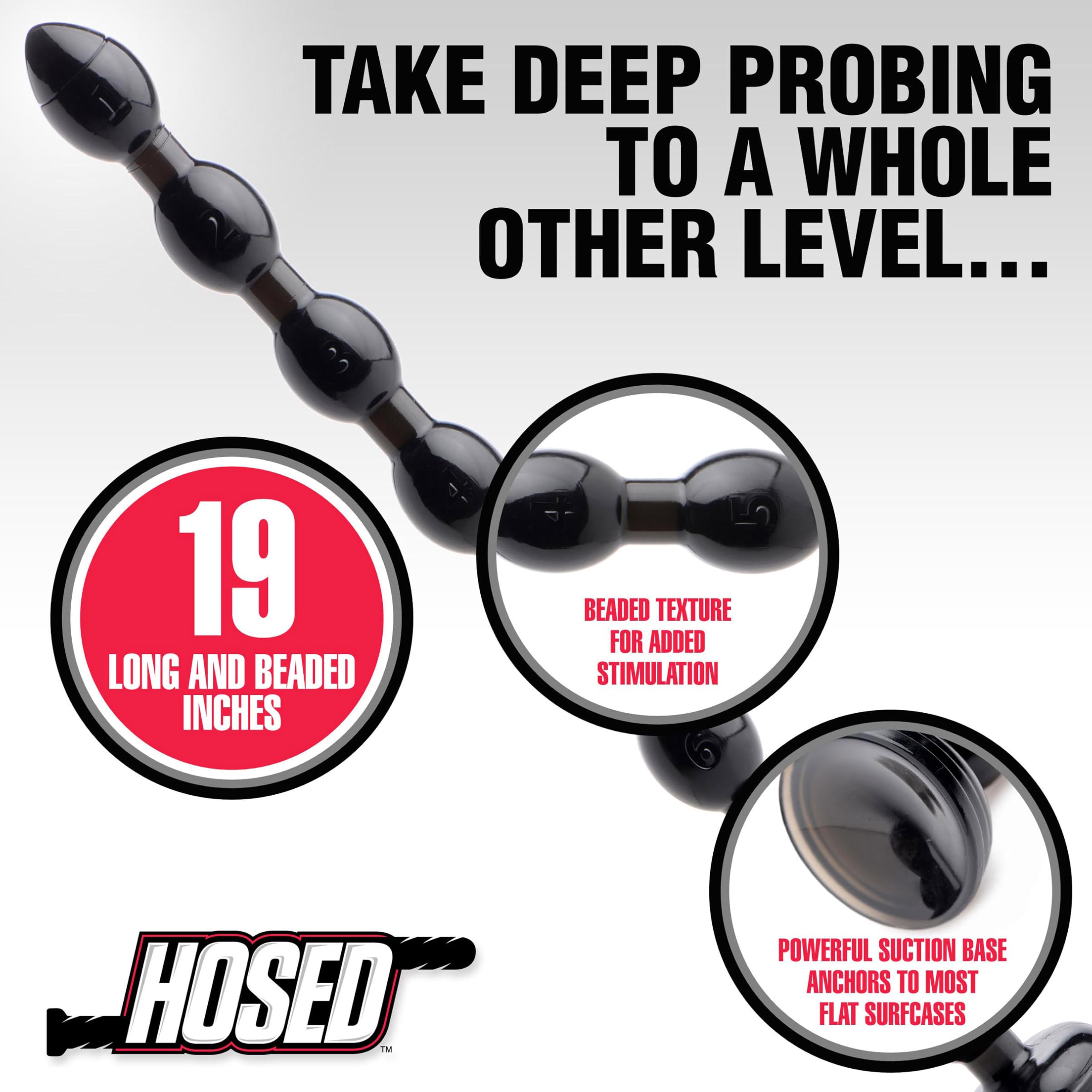 Hosed 1.5In Beaded Hose - 19In Long