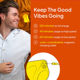 Hello Cake Vibrating Stroker - Male Masturbator with 10 Vibration Modes - Ribbed Texture for Extra Sensation, Removable Bullet V