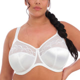 Elomi Womens Plus-Size Cate Underwire Full Cup Banded Bra, White, 36F UK/36G US