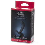 Fifty Shades Of Grey Driven By Desire Black Silicone Pleasure Plug - Prostate Massager - Hypoallergenic